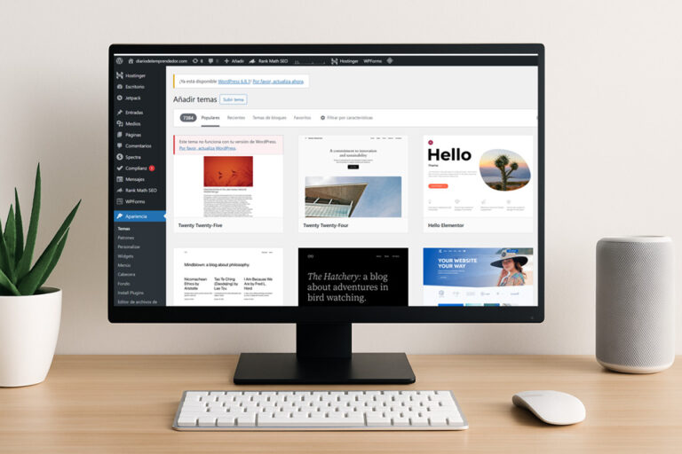 Cómo instalar y configurar un tema en wordpress