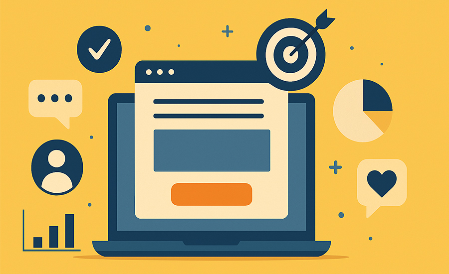 Landing page para captar clientes